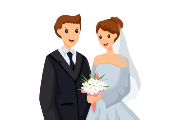 Designing Romance with Wedding Illustration Assets