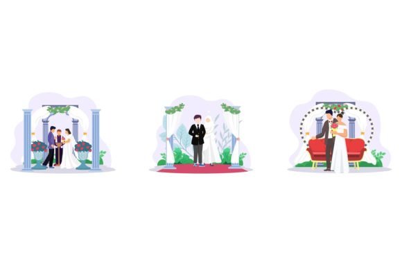 Elegant Endings: The Appeal of Wedding Closing Ceremony Flat Design