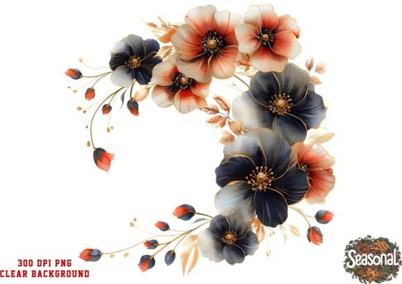 Watercolor Wedding Floral Graphics: Your Design Solution