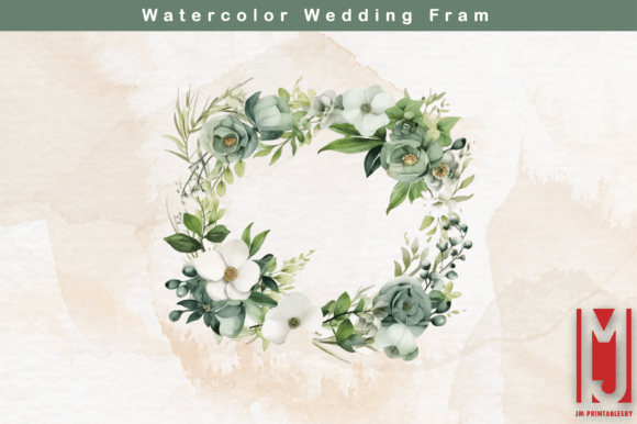 Watercolor Wedding Fram: Your Design Solution