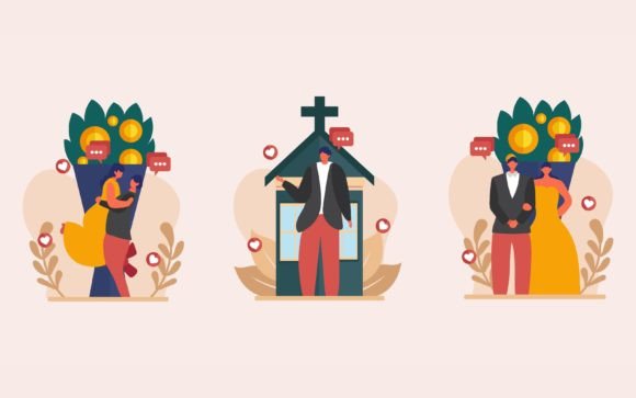 Wedding Celebration Flat Bundle Design: Your Go-To Toolkit