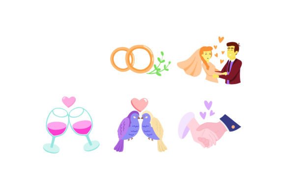 Wedding Couple Set: A Complete Design Asset for Every Creator