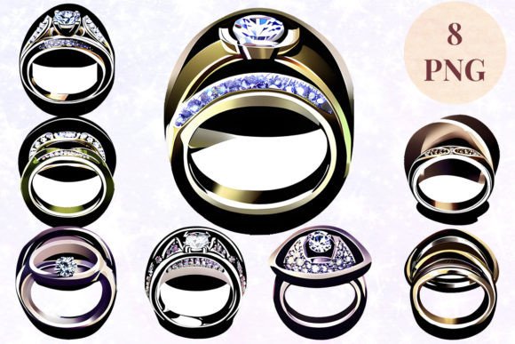 Wedding Ring 39 Clipart PNG: Elevate Your Brand's Elegance